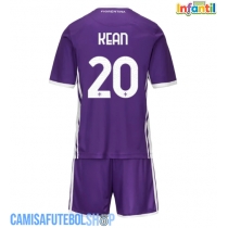 Camisa de time de futebol Fiorentina Moise Kean #20 Replicas 1º Equipamento Infantil 2025-26 Manga Curta (+ Calças curtas)